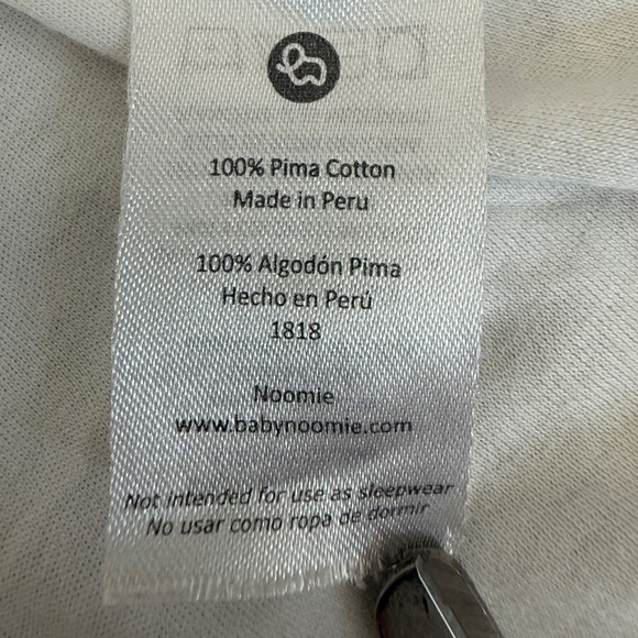 Noomie Girls Dress Size 6 Pima Cotton Unicorn Print Long Sleeve Ruffle Hem - Picture 6 of 8